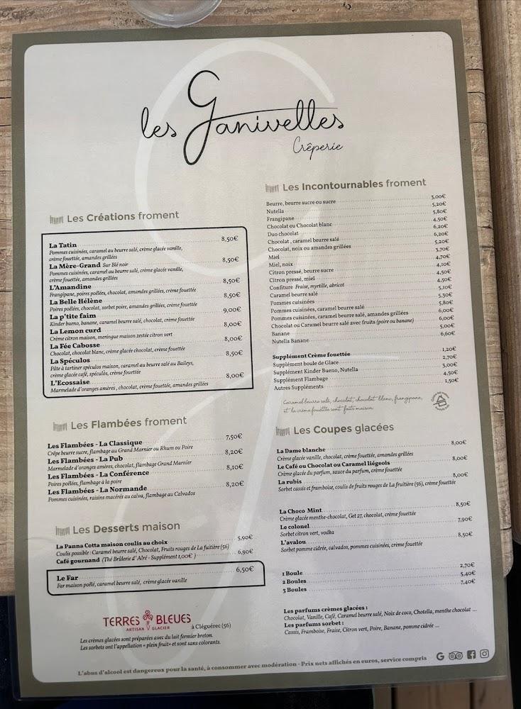 Crêperie "Les Ganivelles" - Menu Image 3