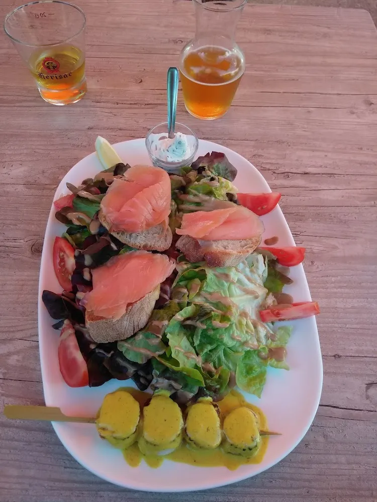 Salade Du Pêcheur - Saumon Noix de St Jacques